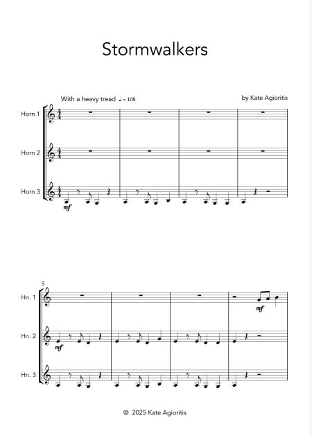 Stormwalkers | Horn Trio