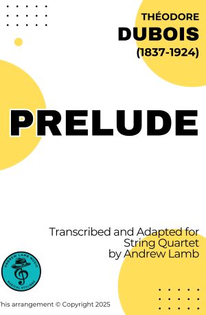 Products Théodore DUBOIS | Prelude | for String Quartet