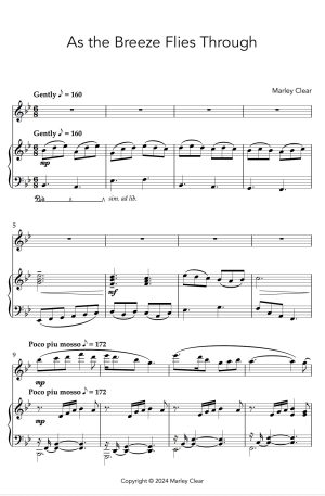 As the Breeze Flies Through – Solo for Flute and Piano