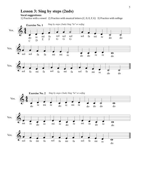 The Beginner Vocal Lesson Book: Learn to Sing (Level 1) - Image 2