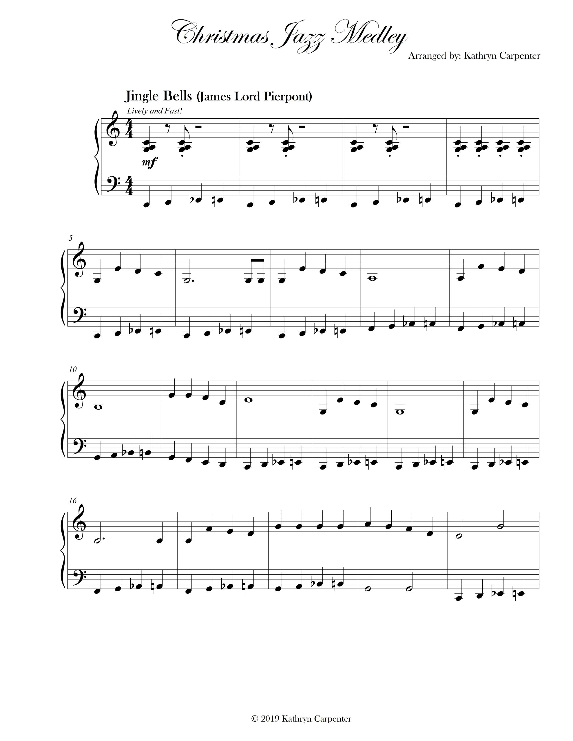 Christmas Jazz Medley scaled