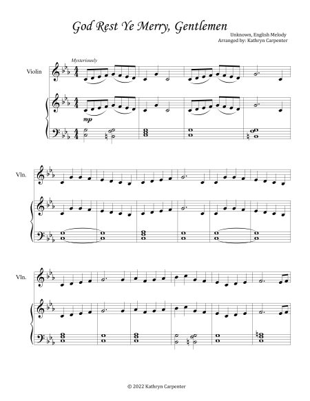 Christmas for Everyone: Piano and Violin Duets - Image 2