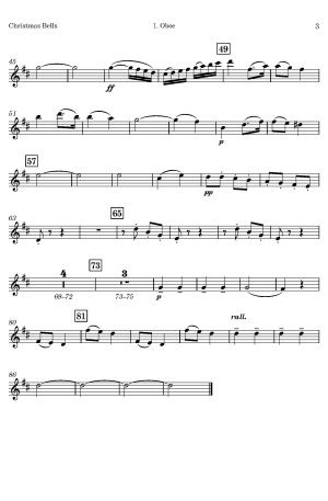 George Job Elvey | Christmas Bells | for Double-Reed Quintet