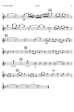 George Job Elvey | Christmas Bells | for Flute Quintet