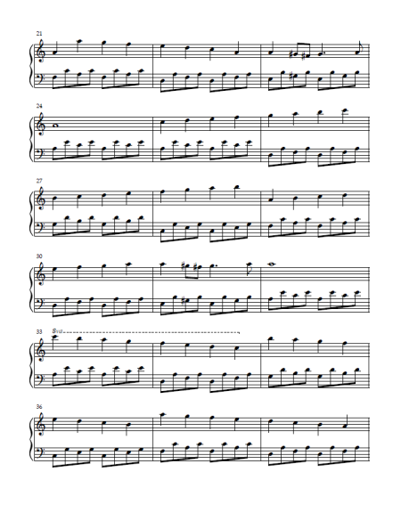 Passacaglia – Simplified Piano Arrangement (Handel-Halvorsen) | PDF Sheet Music - Image 3