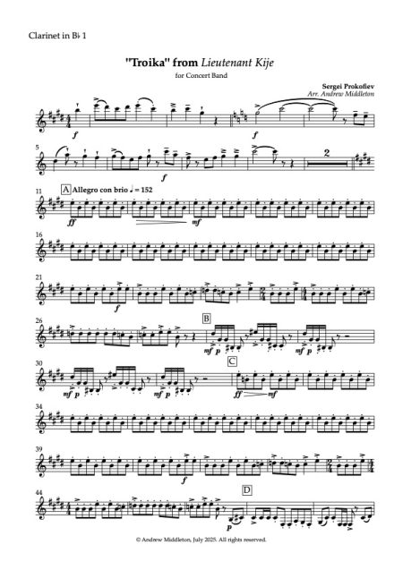 Troika for Concert Band - Image 3