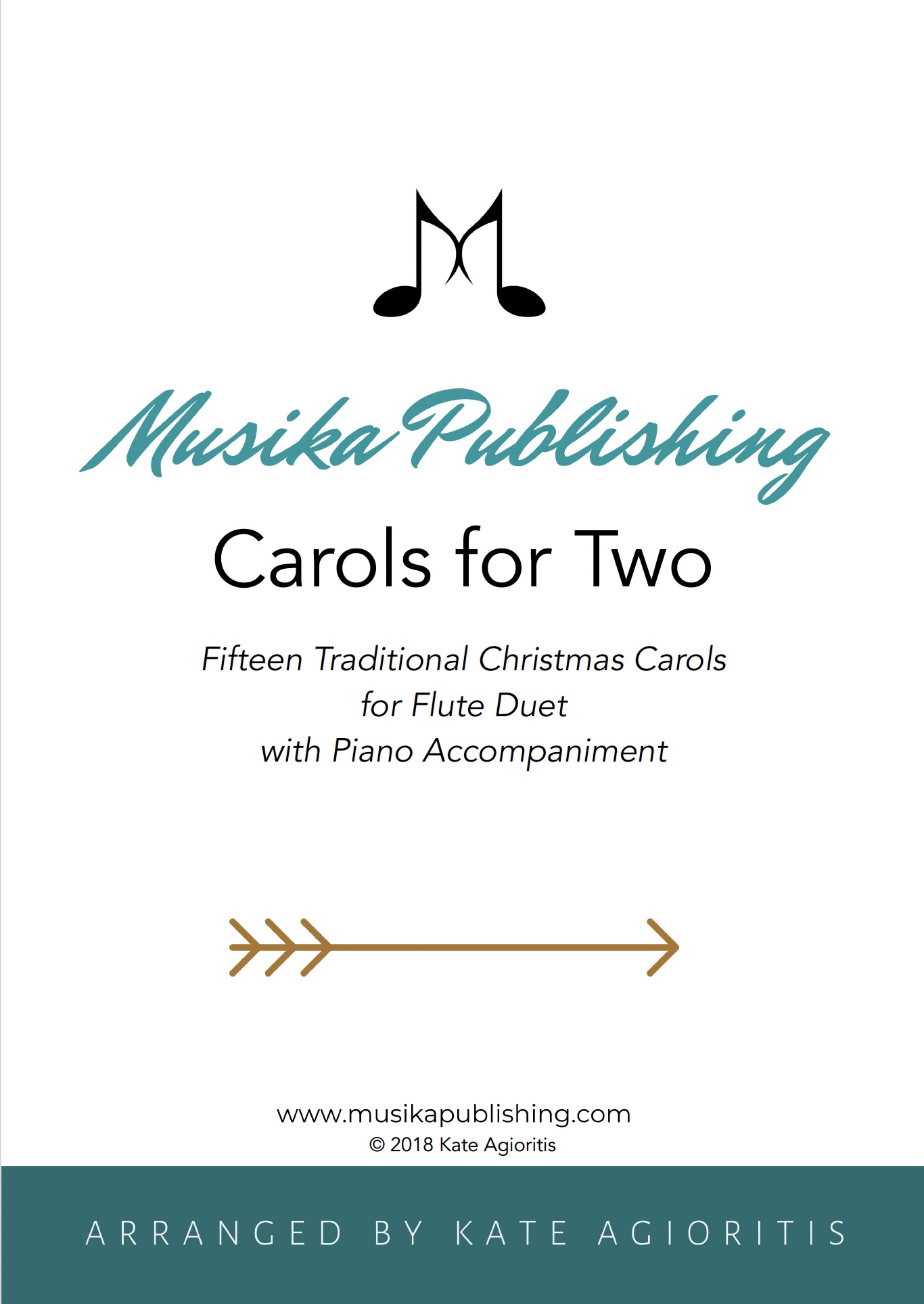 Carols for Two - 15 Carols for Flute Duet with Piano Accompaniment