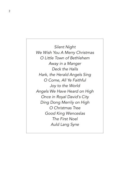 Carols for Two - 15 Carols for Flute Duet with Piano Accompaniment - Image 2