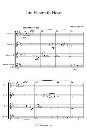 The Eleventh Hour | Clarinet Quartet
