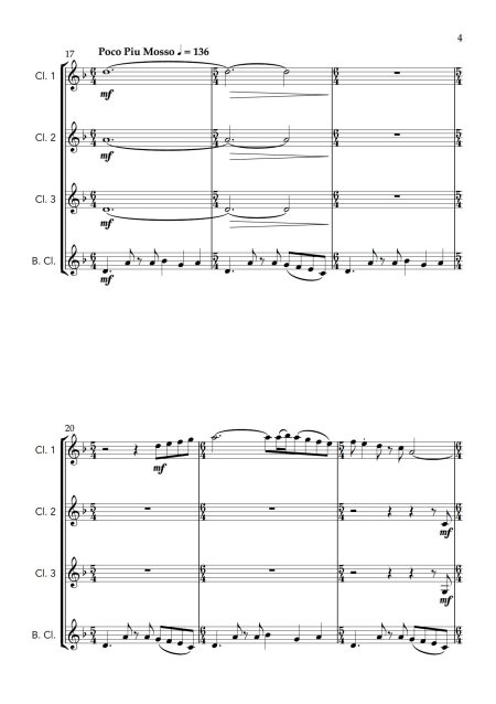 The Eleventh Hour | Clarinet Quartet - Image 3