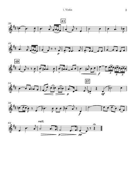Ciro PINSUTI | How Dear to Me the Hour | for String Quartet - Image 3