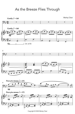 As the Breeze Flies Through – Solo for Euphonium and Piano
