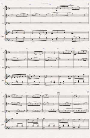 Olivia’s Waltz for Wind Trio and Piano (flute, clarinet and bassoon)