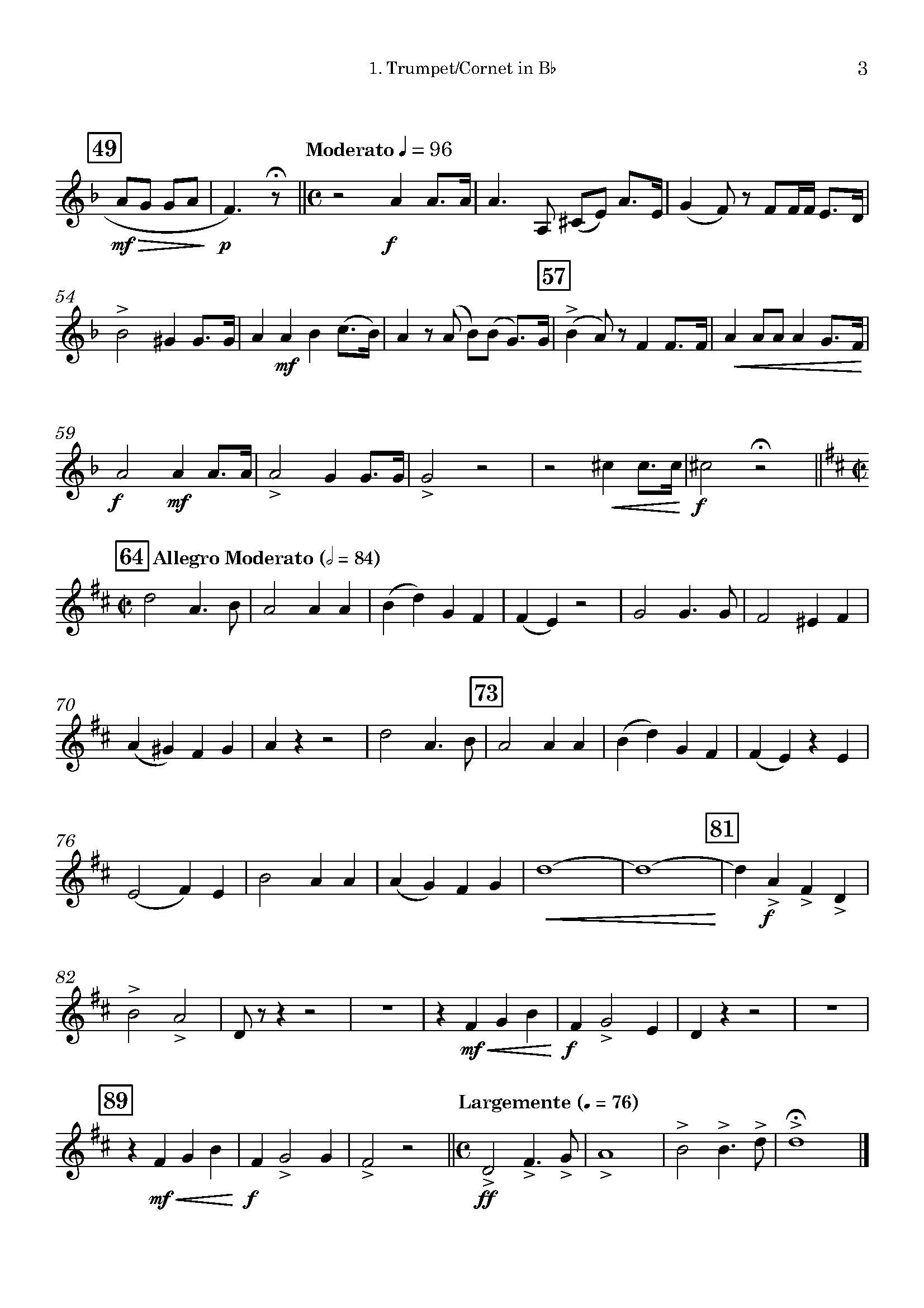 Adolphe Danhauser | Avril | for Brass Trio Adolphe Danhauser | Avril | for Brass Trio - Image 3