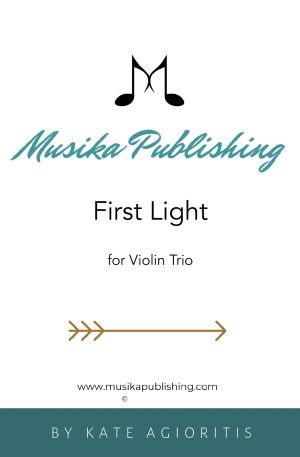 First Light – for Violin Trio