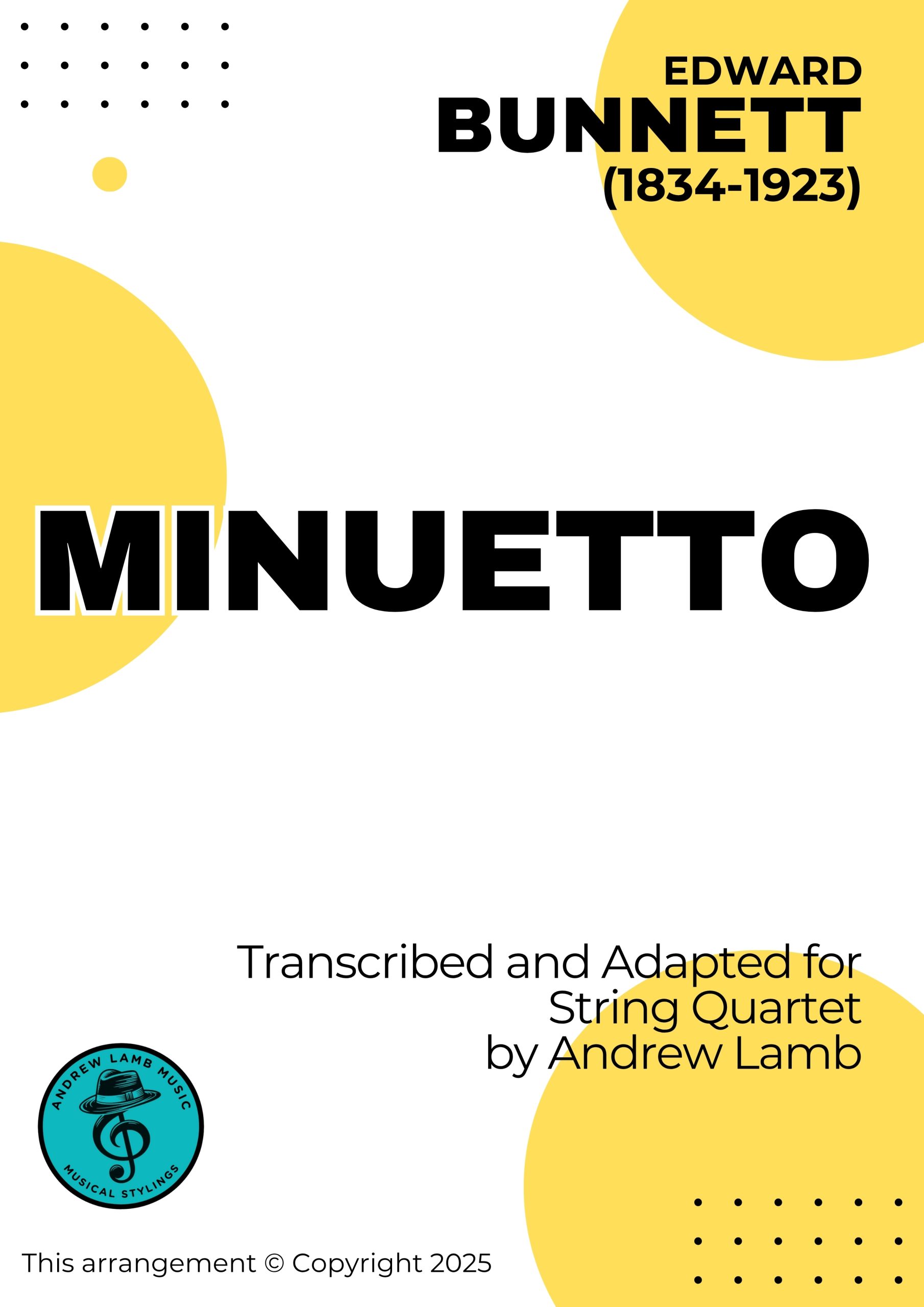 Edward BUNNETT | Minuetto | String Quartet