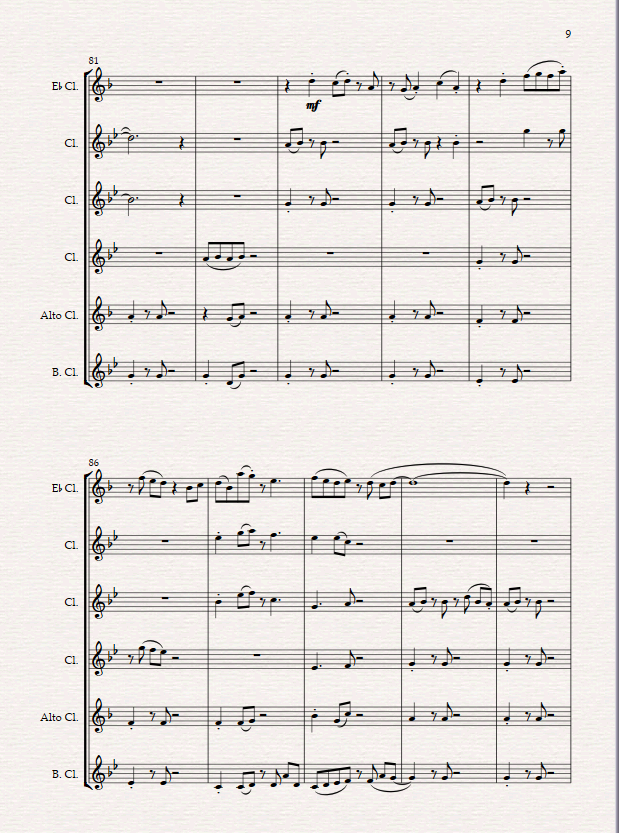 The Rendezvous For Clarinet Choir. The Rendezvous For Clarinet Choir. - Image 4