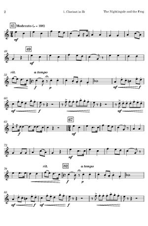 Adolphe Danhauser | The Nightingale and the Frog | for Clarinet Trio