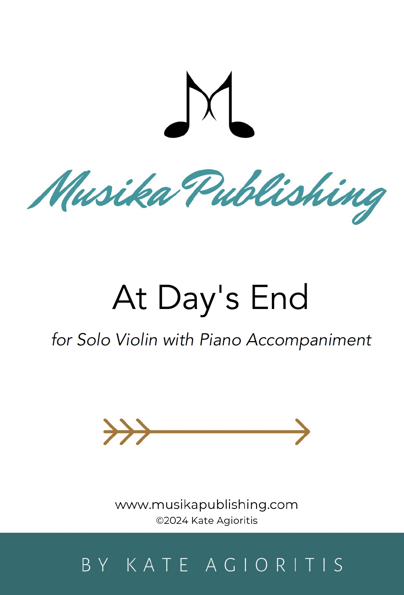 At Day's End - Solo Violin with Piano