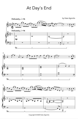 Featured Products At Day’s End – Solo Violin with Piano