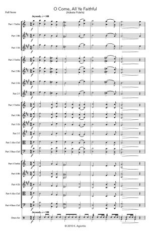 O Come, All Ye Faithful | Flexible Instrumentation