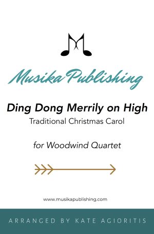 Ding Dong Merrily On High | Woodwind Quartet
