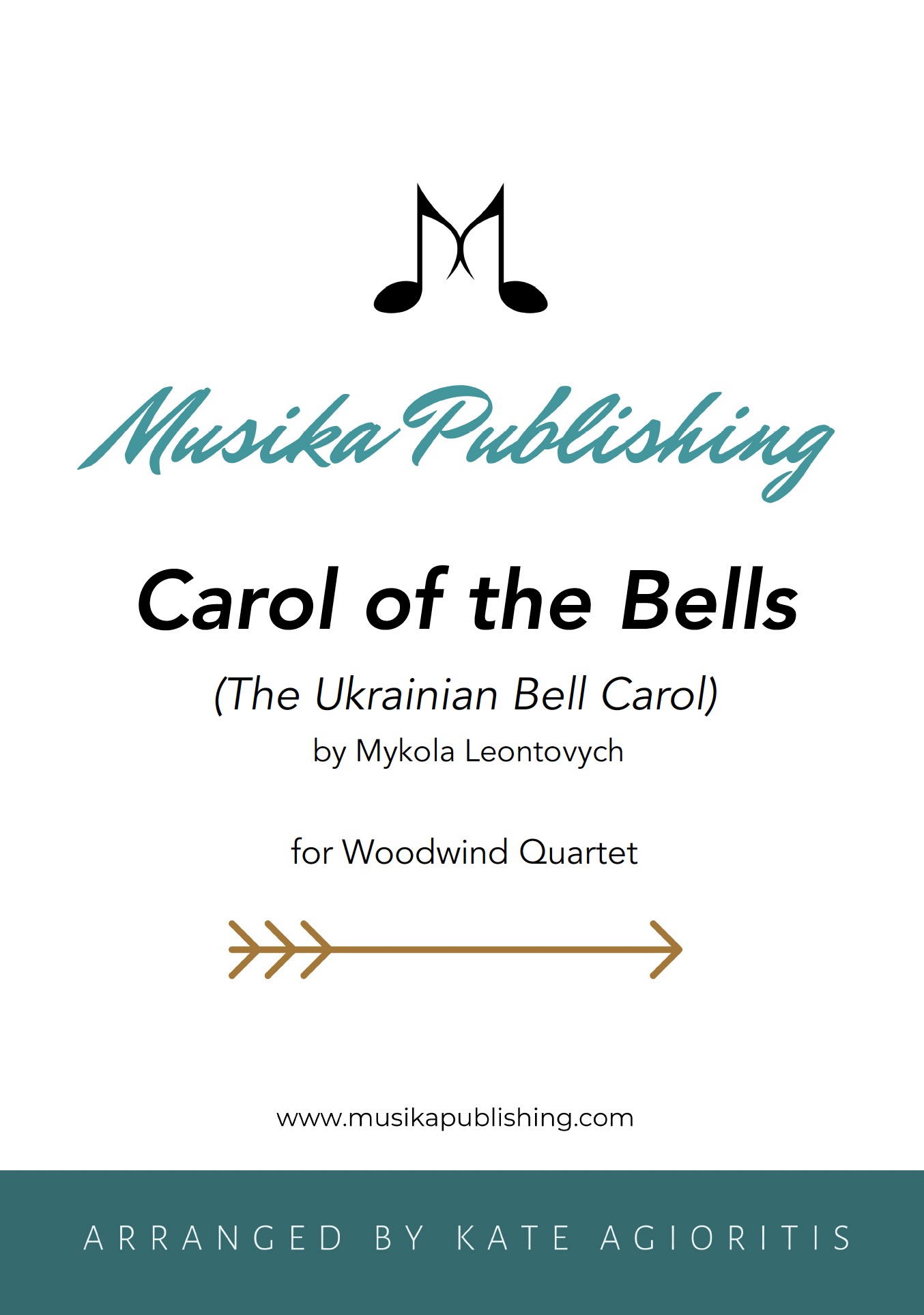 Carol of the Bells (Ukrainian Bell Carol) - Woodwind Quartet