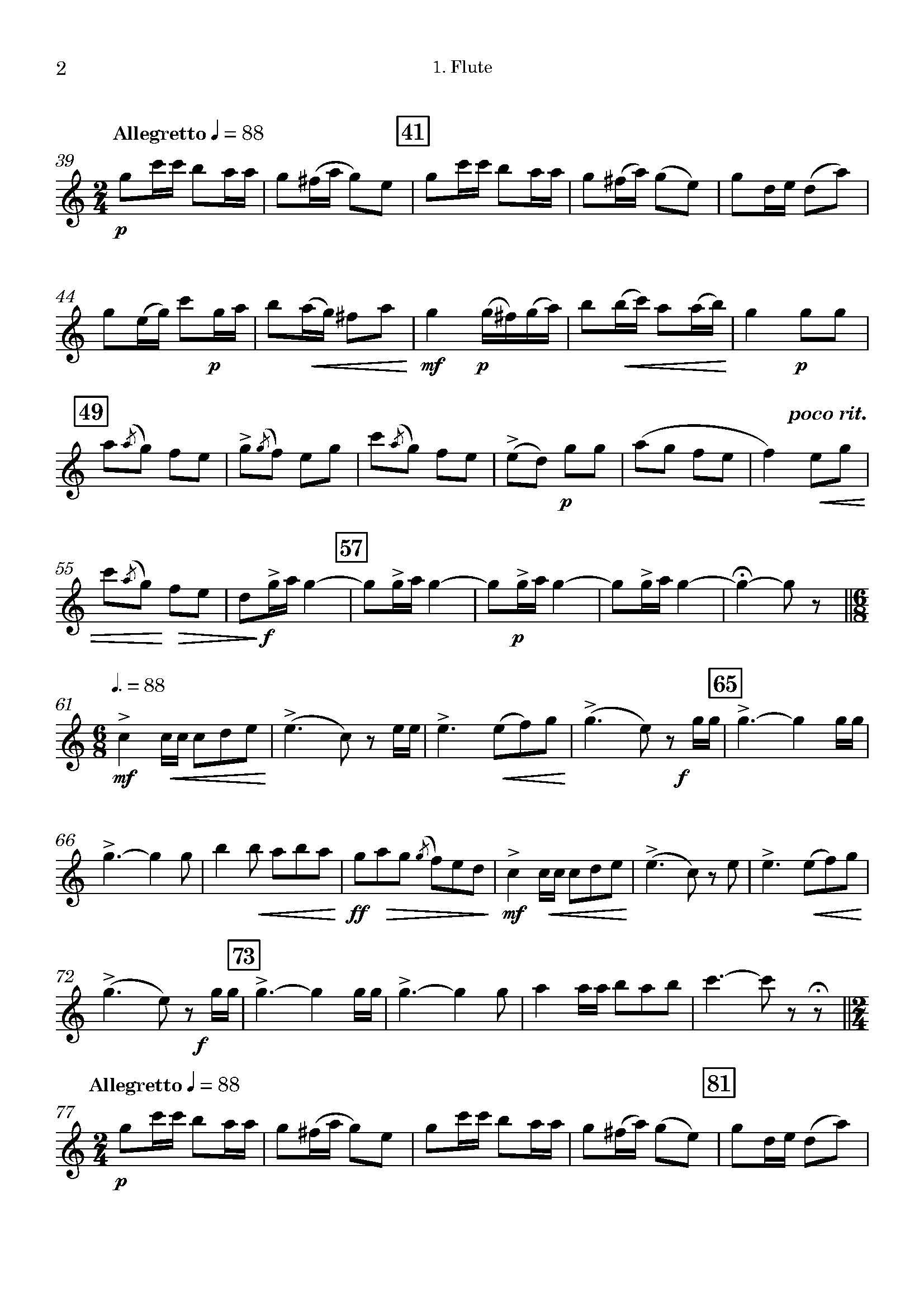 Adolphe Danhauser | Butterfly Hunt | for Flute Trio - Image 3