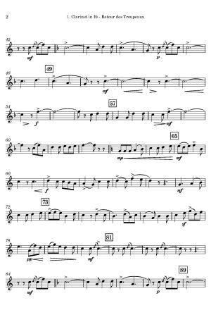 Adolphe Danhauser | Retour Des Troupeaux | for Clarinet Trio