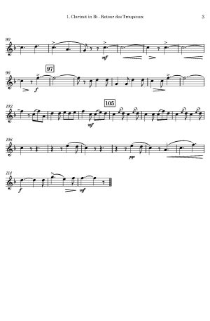 Adolphe Danhauser | Retour Des Troupeaux | for Clarinet Trio