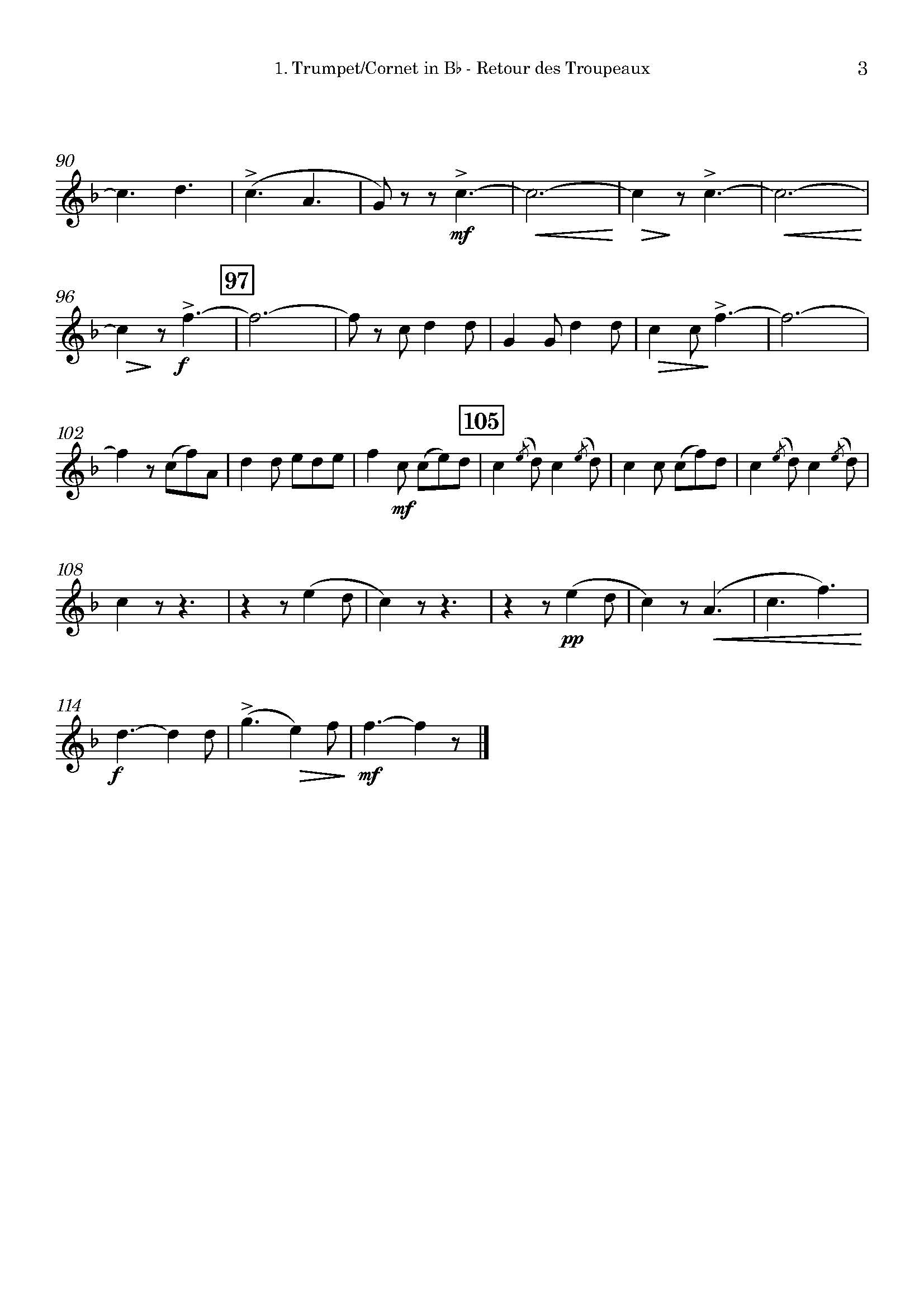 Adolphe Danhauser | Retour Des Troupeaux | for Brass Trio - Image 4