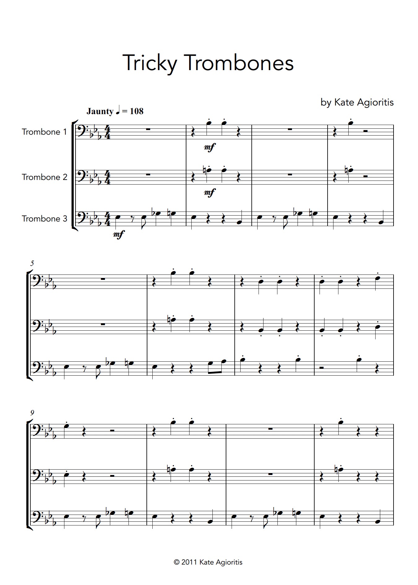 Tricky Trombones | Trombone Trio