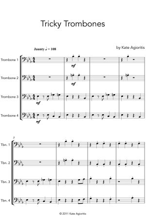 Tricky Trombones | Trombone Quartet