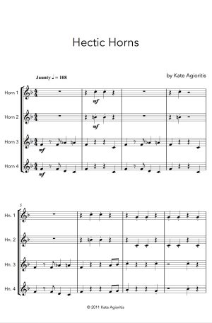 Hectic Horns – Horn Quartet