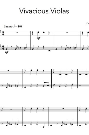 Vivacious Violas – Viola Duet