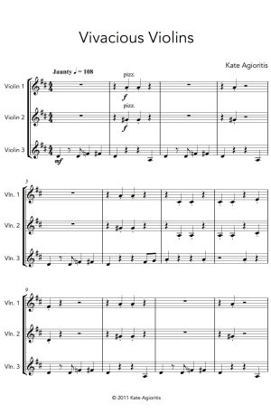 Vivacious Violins – Violin Trio