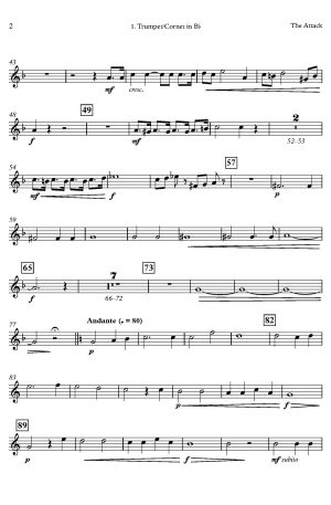 Laurent de Rillé | L’Assaut | for Brass Quartet