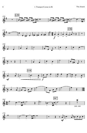 Laurent de Rillé | L’Assaut | for Brass Quartet