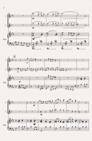 Anitra’s Dance (from Peer Gynt) for Flute, Clarinet and Piano