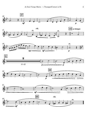 French Carol | Je sais, Vierge Marie! | for Brass Trio