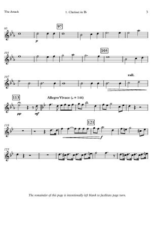 Laurent de Rillé | L’Assaut | for Clarinet Quartet