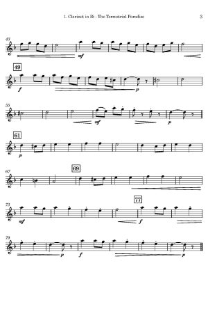 OLD FRENCH CAROL | Le Paradis Terrestre | Clarinet Trio