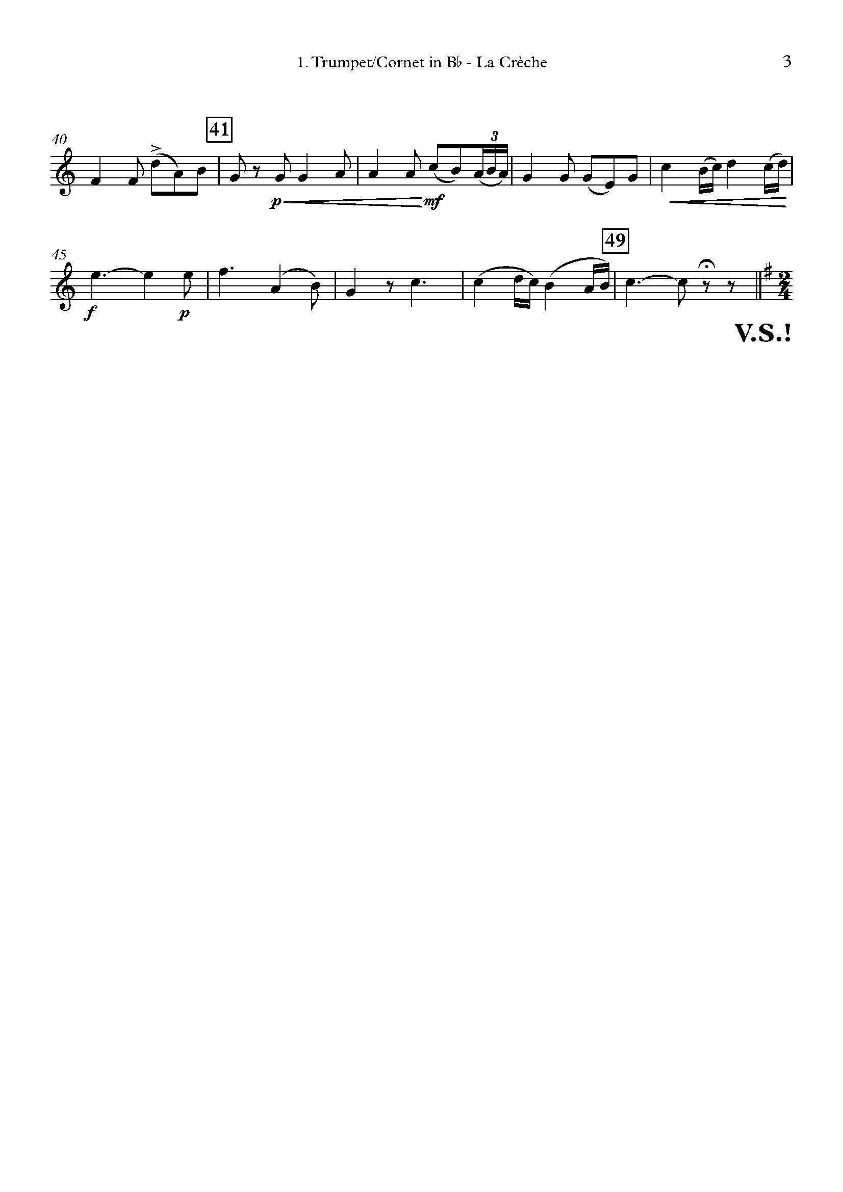 ADOLPHE DANHAUSER | La Crèche | for Brass Trio ADOLPHE DANHAUSER | La Crèche | for Brass Trio - Image 3