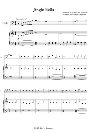 Christmas for Everyone: Piano and Cello Duets