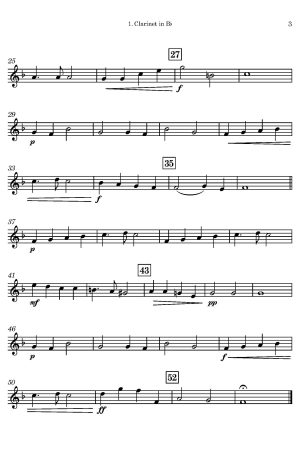 Arthur S. Sullivan | All This Night Bright Angels Sings | for Clarinet Quartet