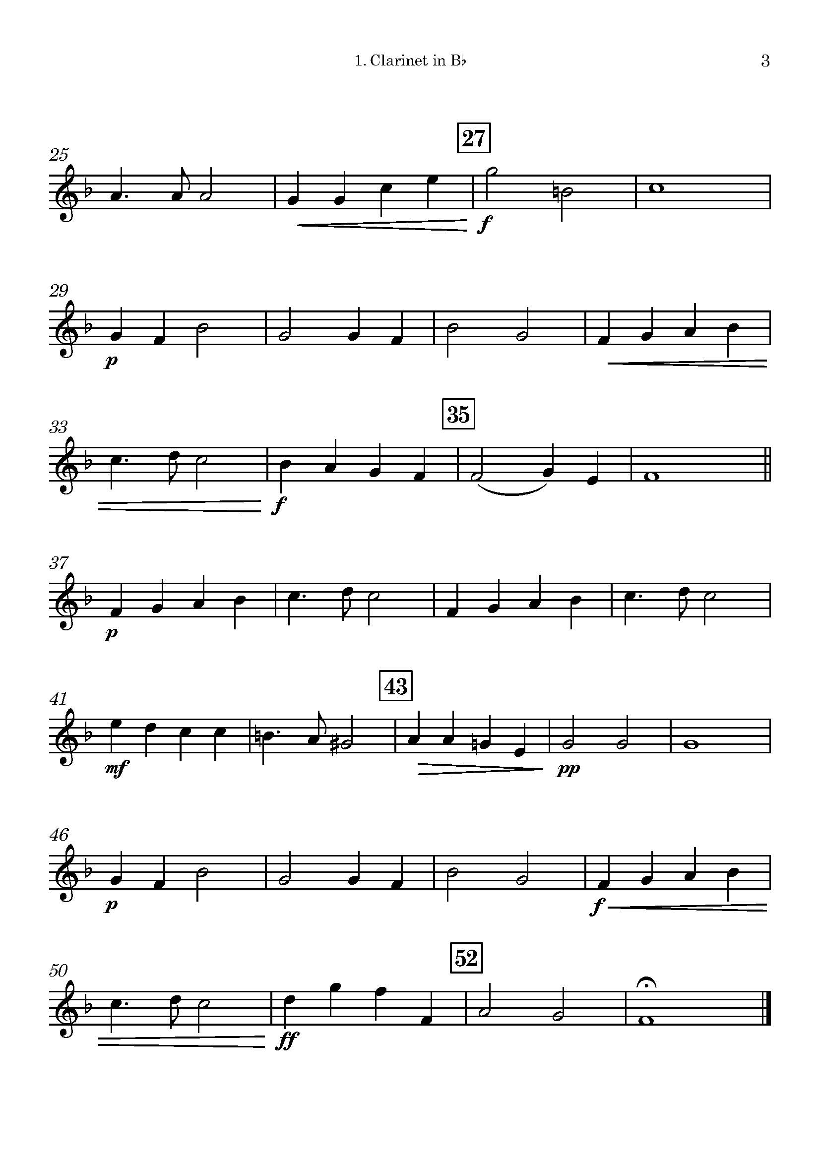 Arthur S. Sullivan | All This Night Bright Angels Sings | for Clarinet Quartet - Image 3