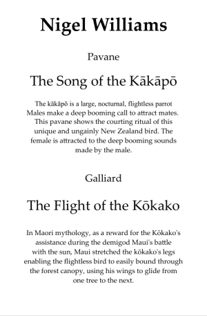 Pavane and Galliard for Organ