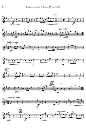 Adolphe Danhauser | Laugh, Pray, Sing | for Trumpet Trio