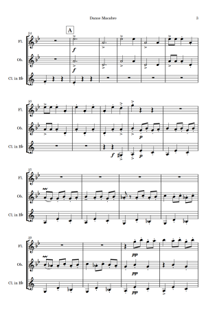 Danse Macabre – Woodwind Trio