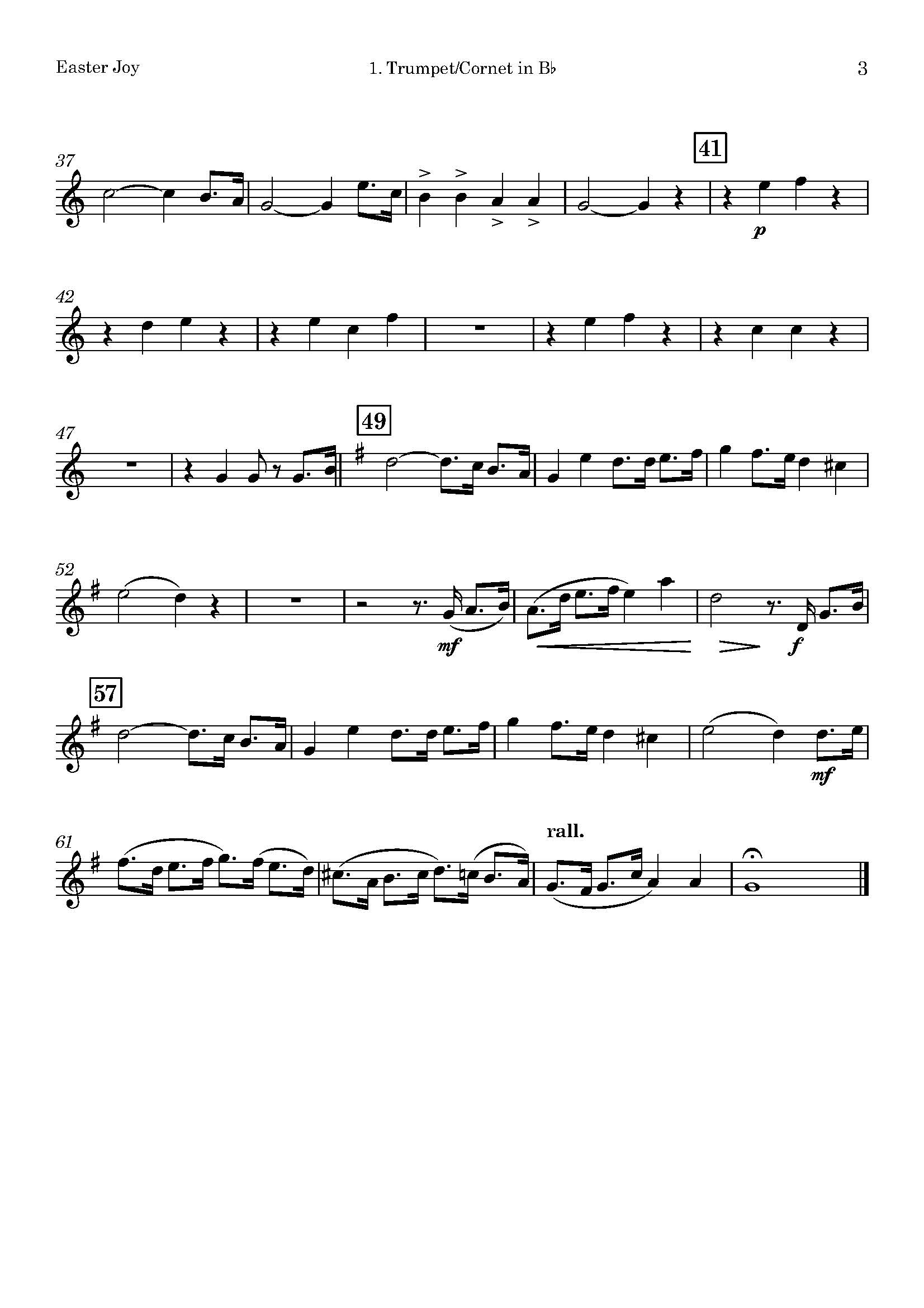 ALFRED PHILLIP | Easter Joy | for Brass Quintet - Image 3